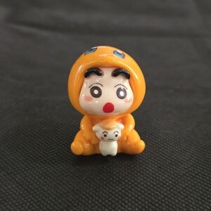 Crayon Shin Chan In Orange Animal Suit